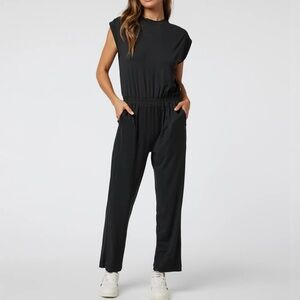 NEW VUORI Short Sleeve Lux Crew Jumpsuit